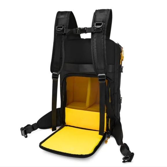 KOAH Black & Yellow DSLR Mirrorless Camera Backpack main image 4
